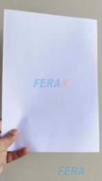 Vinil Adesivo Branco Fosco A4 Ferax  Jato de Tinta – Para Etiquetas e Personalizados - Imagem 3