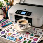 Papel Decalque Branco A4 Gomado para Jato de Tinta - Ferax Waterslide para Transfer em Caneca, Vidro e Plástico - Imagem 3
