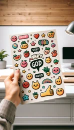 Vinil Adesivo Branco Fosco A4 Ferax  Jato de Tinta – Para Etiquetas e Personalizados - Imagem 6