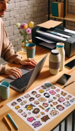 Vinil Adesivo Branco Fosco A4 Ferax  Jato de Tinta – Para Etiquetas e Personalizados - Imagem 8