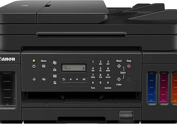 Impressora Canon G7010 MegaTank multifuncional com Wi-Fi e impressão frente e verso
