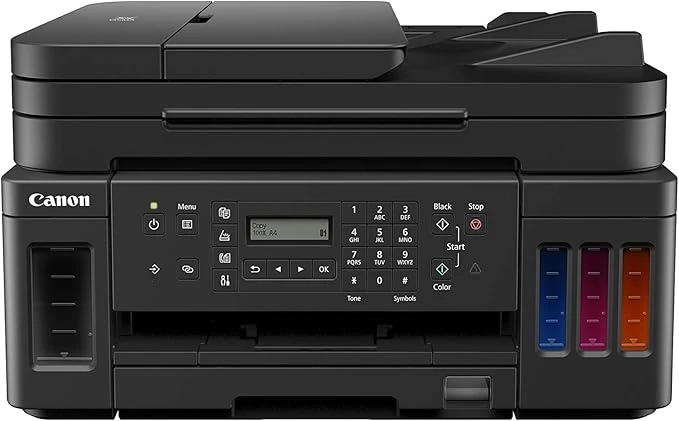 Impressora Canon G7010 MegaTank multifuncional com Wi-Fi e impressão frente e verso